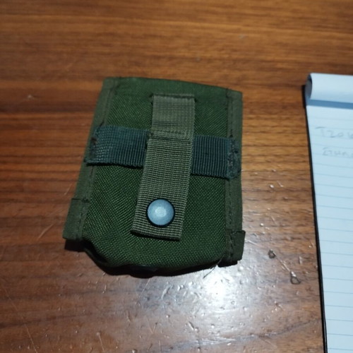 Molle pouch small, green, used general purpose