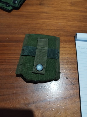 Molle pouch small, green, used general purpose
