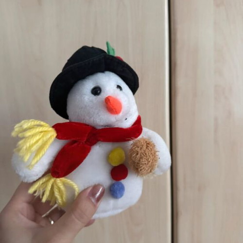 Snowman plush toy like new