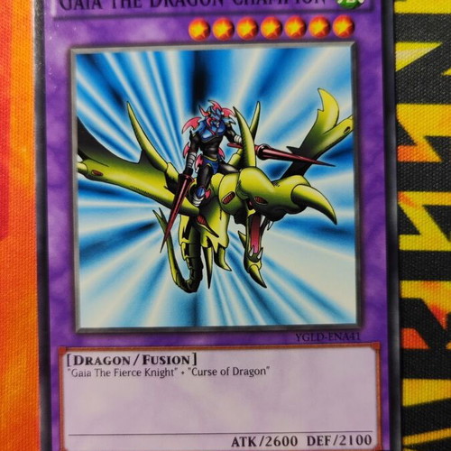 Gaia The Dragon Champion YGLD Yu-Gi-Oh! new