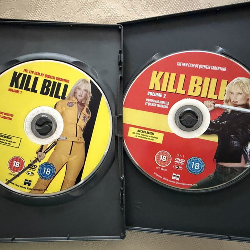 Kill Bill 1&2 DVD like new with English subtitles