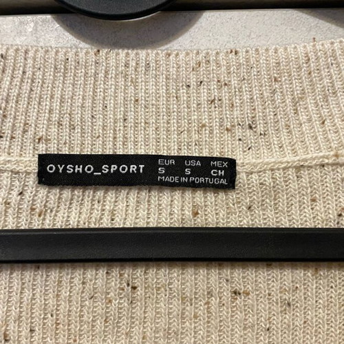 Oysho knitted vest like new, beige, size S