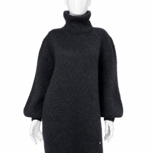 Salvatore Ferragamo Wool Black Women's Sweater New, Size S