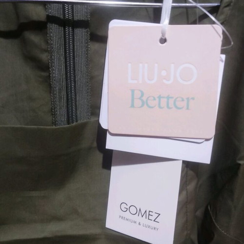 Liu Jo mini dress new, cotton, khaki, size EU32 XS