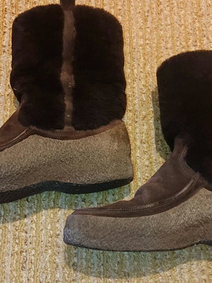 Bally brown boots like new, size 43