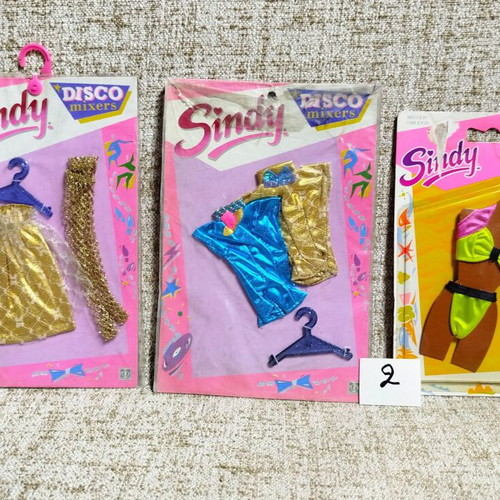 Sindy Disco Mixer & Makin'Waves Collection plage doll clothes pack of 3 new