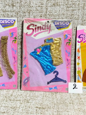 Sindy Disco Mixer & Makin'Waves Collection plage doll clothes pack of 3 new