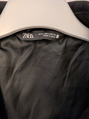 Zara jacket used, size L, black