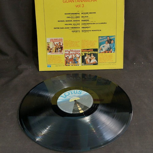 Los Fa Bulosos 3 Paraguayos vinyl used, Latin