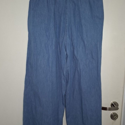 ICHI Wide Pants with Denim Effect, Like New, Size M 38