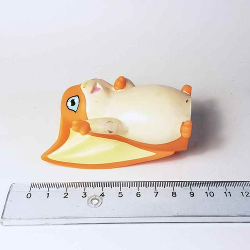 Patamon Digimon figure used, hollow plastic