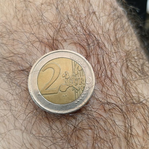 2 Euro Greece Athens 2004 Commemorative Coin used with errors
