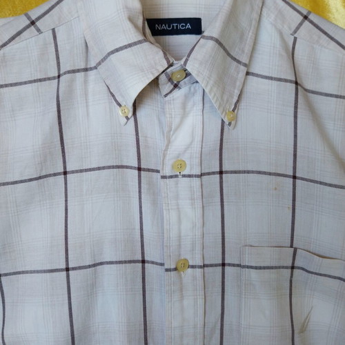 Nautica men's checkered shirt size M