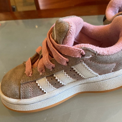 Adidas Ortholite kids shoes like new, suede with leather details