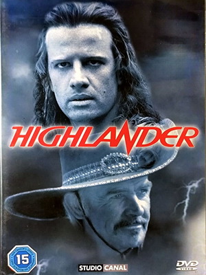 DVD Highlander μεταχειρισμένο, ταινία δράσης και φαντασίας χωρίς υπότιτλους