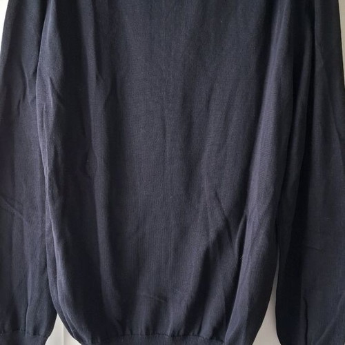 Blouse thin knitted new, dark blue, size L Navy & Green