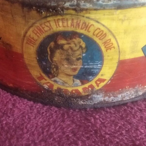 Metal tins used 1950-1960 retro, pack of 105