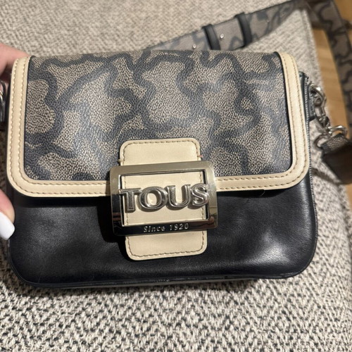Tous crossbody bag, black and brown