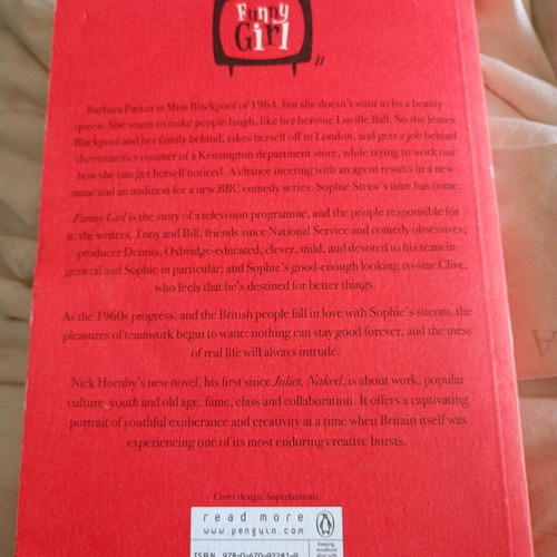 Funny Girl by Nick Hornby like new, English