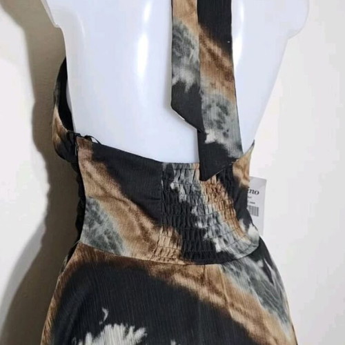 Bellino dress brand new with striking print and rhinestone detail
