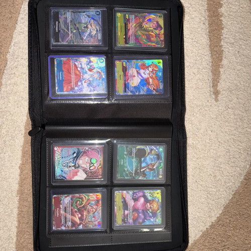 One Piece Card Game full collection with starter decks and rare cards