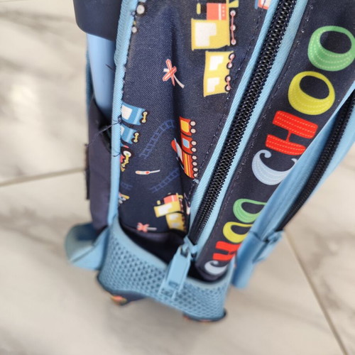 Must kindergarten backpack with train design