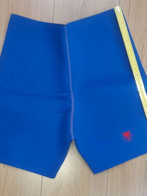 Elastic slimming sweat shorts blue new