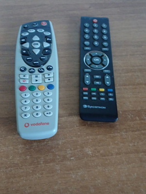 Remote controls used, set of two