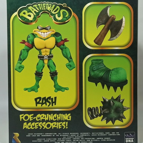 Battletoads Rash 6" Action Figure new