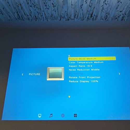 Mini Multimedia Projector Ysametp new, Full HD, 10000 lumens, HDMI, VGA, USB