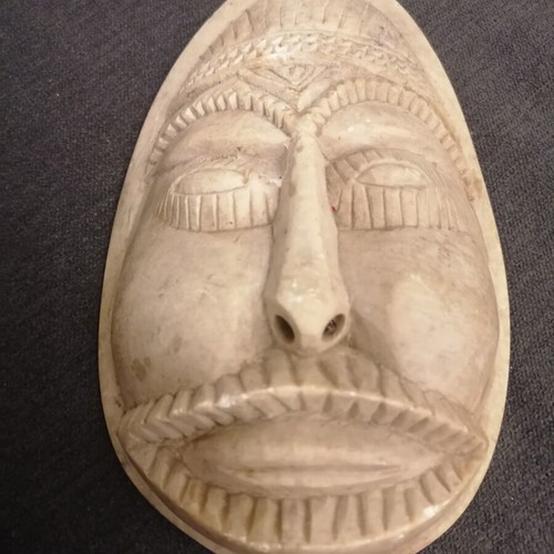 Stone mask decorative used 13x23cm