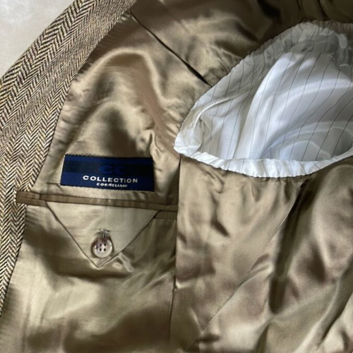 Collection Corneliani n48 jacket like new, herringbone pattern