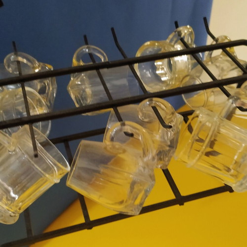 Ouzo glass set like new with 11 glasses and stand