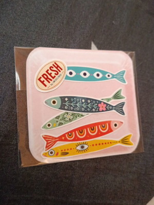 Summer stickers with fish new
