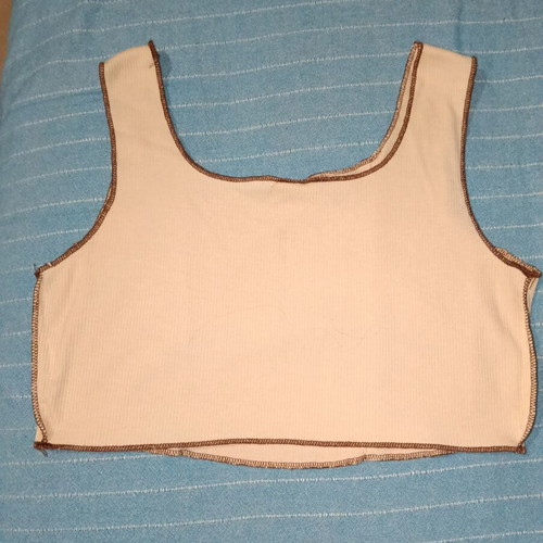 Shein bustiers like new, size 10-11 years, beige and brown