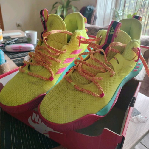 Adidas Harden Stepback 3 sneakers like new, size 48, yellow and turquoise