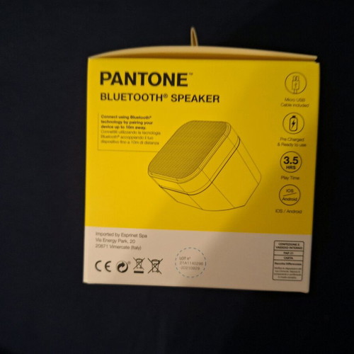 Celly Pantone portable Bluetooth speaker new