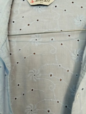 Light blue shirt, size 4XL