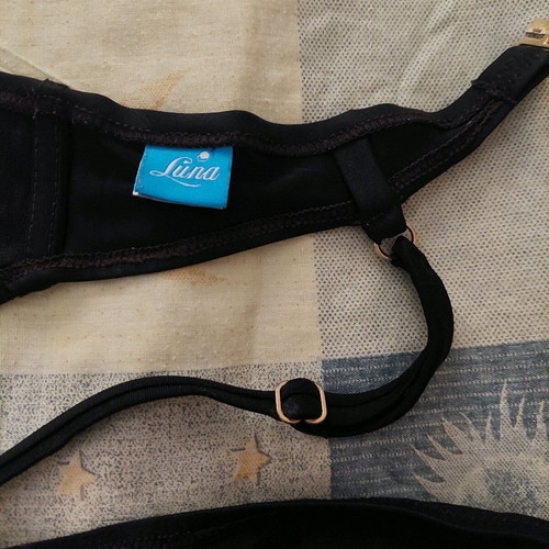 Luna swimsuit set black like new