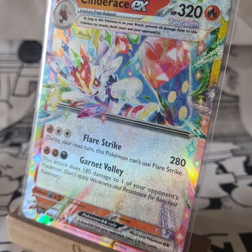 Cinderace ex 28/142 Double Rare Stellar Crown new