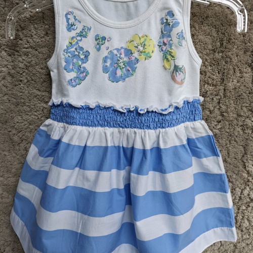 Lapin House baby dress 9 months like new, cotton