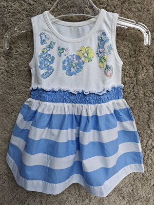 Lapin House baby dress 9 months like new, cotton