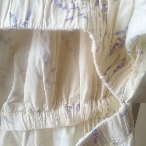 Romantic dress H&M used, floral pastel colors, back opening, XL
