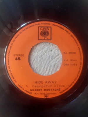 Gilbert Montagne The Fool / Hide Away 7" single μεταχειρισμένο, pop