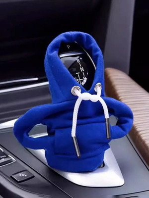 Car gear shift cover in blue color new