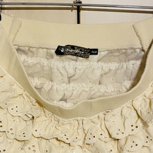 SugarFree cotton dress and hoodie set beige like new