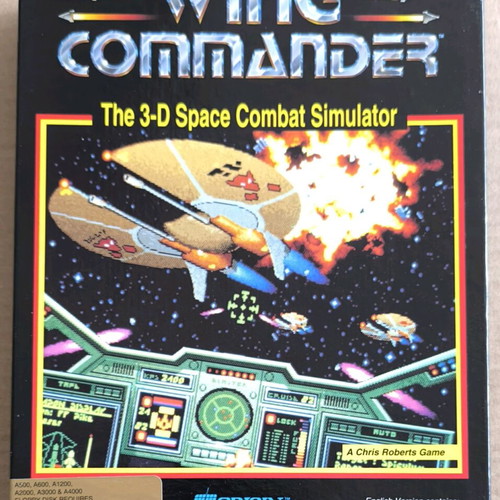 Wing Commander (Origin) Amiga like new, complete in box