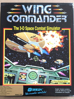 Wing Commander (Origin) Amiga like new, complete in box
