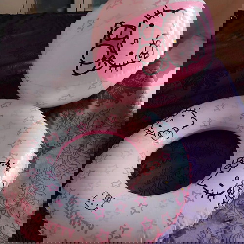 Hello kitty ροζ σωσίβιο και τόπι πακέτο
