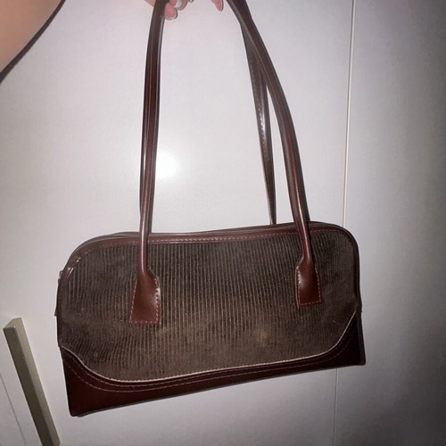 Vintage bag used, brown handbag